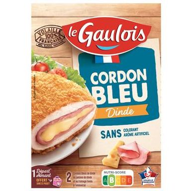 Le Gaulois Cordon Bleu de Dinde, 2x100g