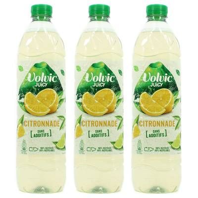 Volvic Juicy Citronnade, Lot de 3x1,5L