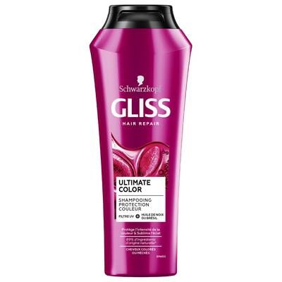 Schwarzkopf - Gliss Shampooing ultimate color à la kératine liquide, 250ml