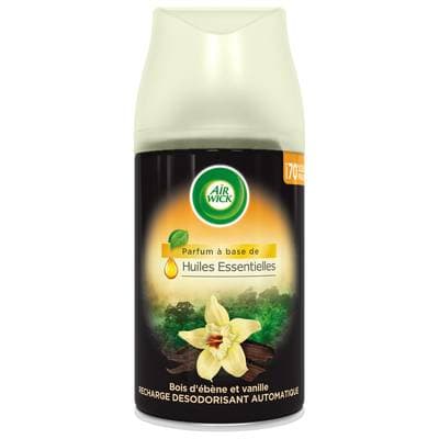 Air Wick Recharge FreshMatic Max Bois d'ebéne et vanille des iles de Boubon, 250ml