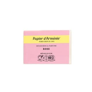 Papier d'Arménie Papier d'Arménie Rose, 1 Carnet de 12x3 feuilles