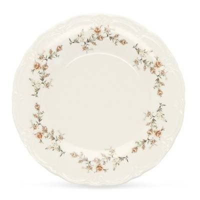 Collection Retro Assiette plate 27,5cm brown flower Retro