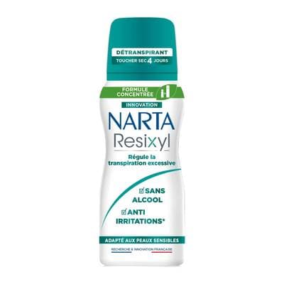 Narta Déodorant bille Anti-irritations Resixyl Transpiration Excessive, 100ml