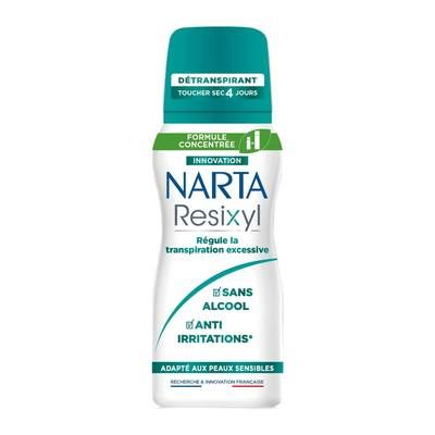 Narta Déodorant bille Anti-irritations Resixyl Transpiration Excessive, 100ml