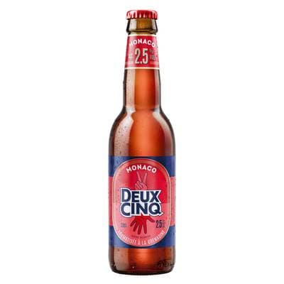 La Deux Cinq Bière aromatisée fruits rouges légère 2,5°, 33cl