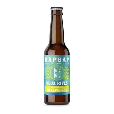 BAPBAP Bière blanche hefeweizen bio 4,5°, 33cl
