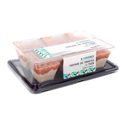 Mix Buffet Verrines Tartare de Tomates & Thon, 6x45g
