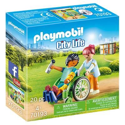 4008789701930 - PLAYMOBIL® City Life - Patient en fauteuil roulant