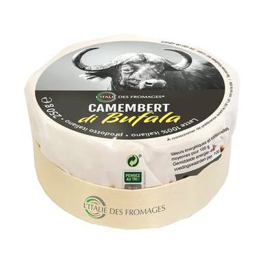 L'Italie des fromages Camembert di Bufala, 250g