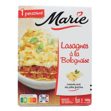 Marie Lasagnes à la Bolognaise, 300g