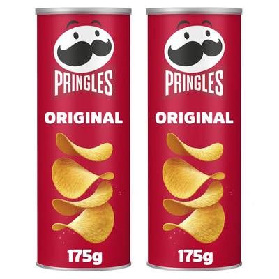 Pringles Chips Tuiles Original Nature, Lot de 4x175g