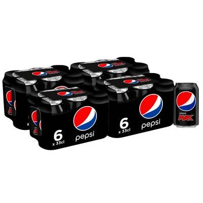 Pepsi Zéro sucres, Lot de 4 - 6x33cl