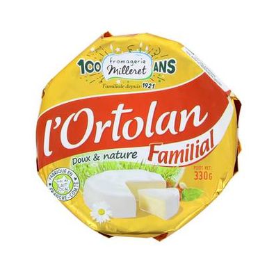 Fromagerie Milleret L'Ortolan Familial, 330g