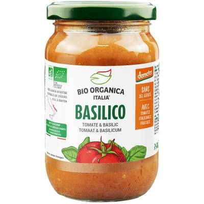 Bio Organica Italia Sauce tomate basilic bio Demeter, 350g