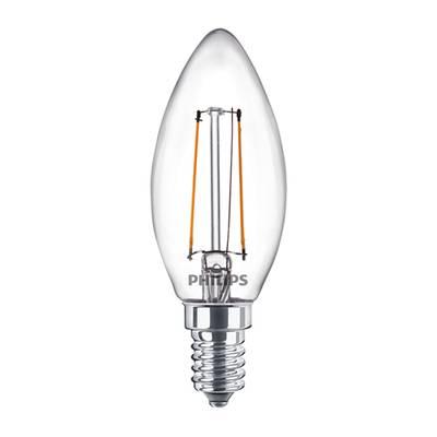 8718699777531 - Philips - Ampoule E14- 2W LED Flamme Transparente Blanc Chaud