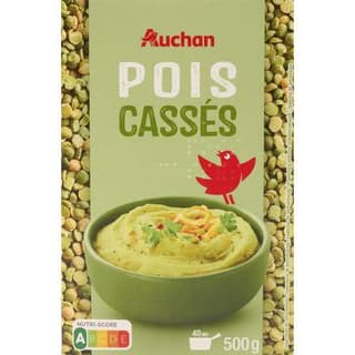 Auchan Pois cassés, 500g