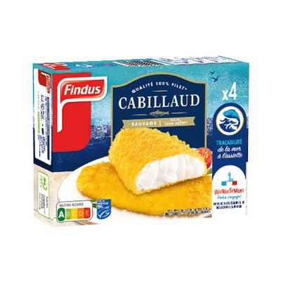 3599740004432 - Findus - Panés de cabillaud sauvage MSC ferme et croustillant qualité 100% filet