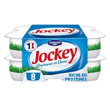 Jockey Fromage blanc nature 3%mg, 8x100g