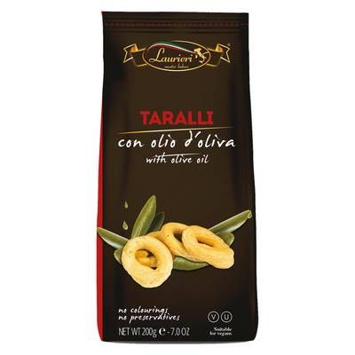Laurieri Crackers Taralli à l'huile d'olive, 200g