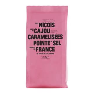 Les niçois Noix de cajou Caramelisées Point de sel, 110g