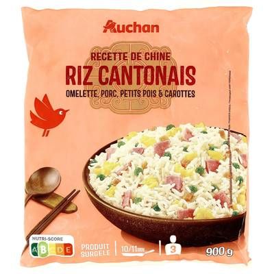 Auchan Riz cantonais, 900g