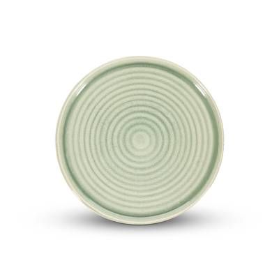 Collection Caméo Assiette plate 21,5cm vert Cameo, 1 pièce