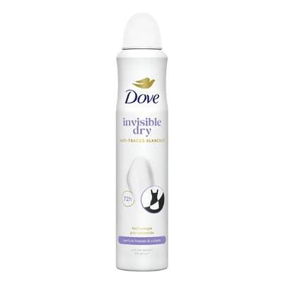 Dove Déodorant spray invisible dry, 200ml