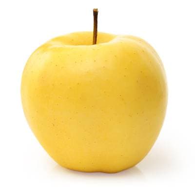 Les Paysans Bio Pomme Golden Bio, Barquette de 4 Pièces