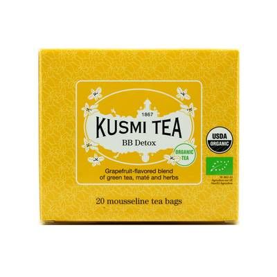 Kusmi Tea Thé BB detox bio - Etui sachets mousseline 40g, 20 sachets