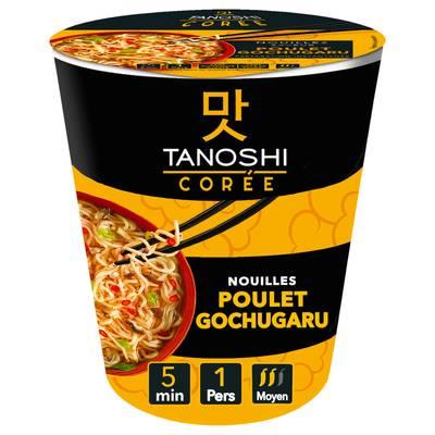 3229820802534 - Tanoshi - Corée - Nouilles Coréennes Saveur Poulet Gochugaru Epicé