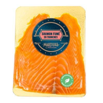 Nautilus Collection Saumon Fumé Ecosse, 4 tranches - 160g