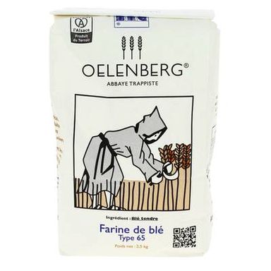 Abbaye d'Oelenberg Farine de blé type 65, 2,5kg