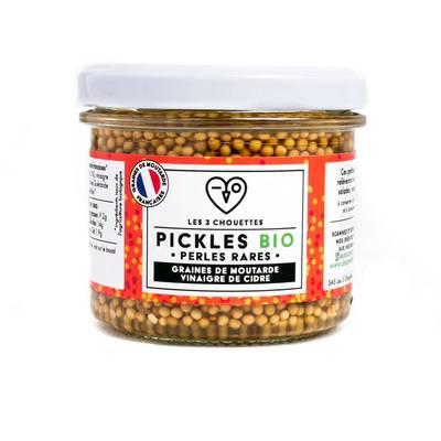 3770007341235 - Les 3 Chouettes - Pickles Graines de Moutarde au Vinaigre Bio