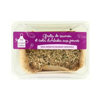 Instant Traiteur Gratin au Saumon et Penne, 300g