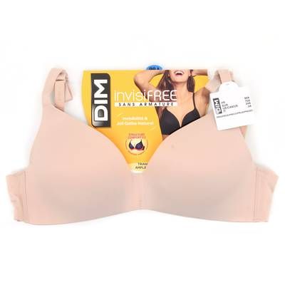 Dim Soutien-gorge triangle ampliforme sans armatures new skin InvisiFree, 90A