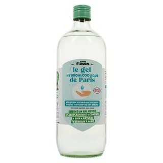 Super Flacon Gel hydroalcoolique, Recharge en verre 1L