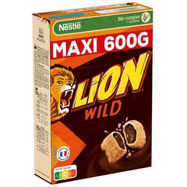 Lion Céréales Caramel Chocolat WILD, 600g