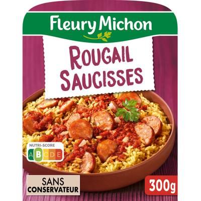 3302740031038 - Fleury Michon - Rougail Saucisse et Riz Créole