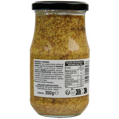 3254565157038 - Auchan - Moutarde à l'ancienne