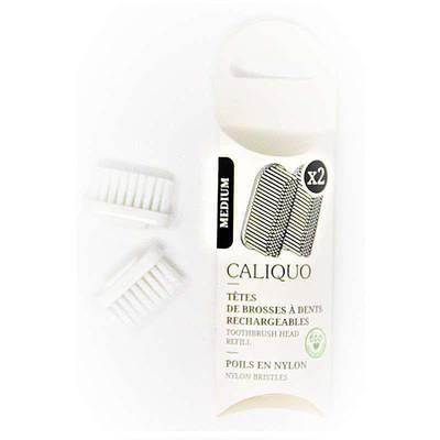 3770006357138 - Caliquo - Têtes de brosses à dents rechargeables, souple
