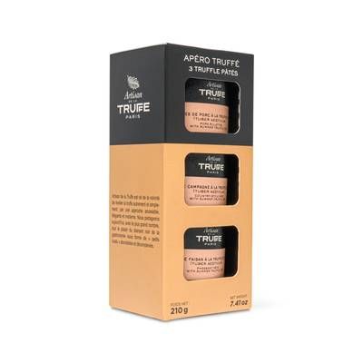 Artisan de la Truffe - Paris Apéro truffé- Trio de terrines truffées, 3x70g