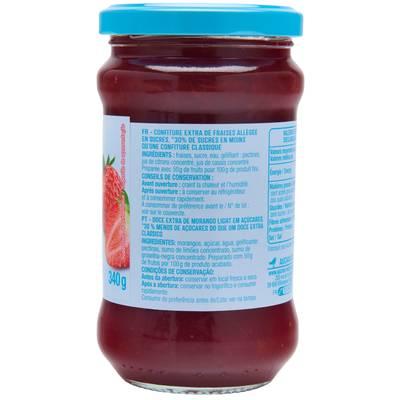 3596710549238 - Auchan - Confiture de fraise allégée en sucre