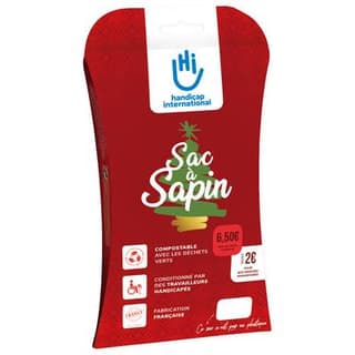 Handicap International Sac à sapin