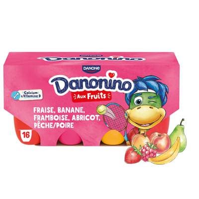 Danonino Petits suisses aux fruits, 16x50g