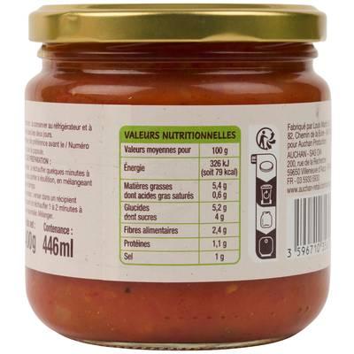 3596710356539 - Auchan BIO - Aubergines à la provençale Bio en bocal