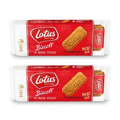 Lotus Biscoff Original Pocket Spéculoos, Lot de 2x186g