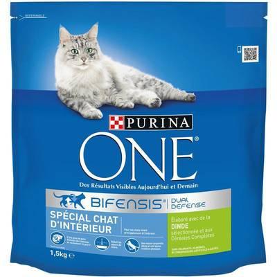 5000161029839 - Purina - One - Croquettes Dinde pour Chat Adulte d'Intérieur