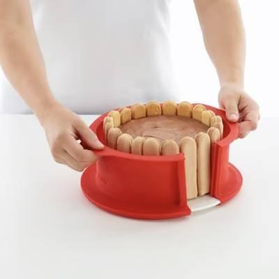 8710755880940 - Lékué - Moule à charlotte avec plateau, 18 cm