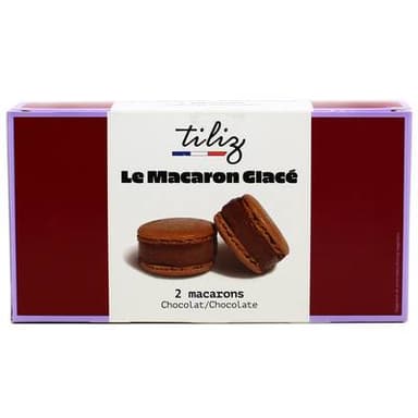 Tiliz Macaron glacé chocolat, 2x50g