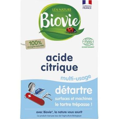Biovie Acide citrique détartrant Ecocert, 350g